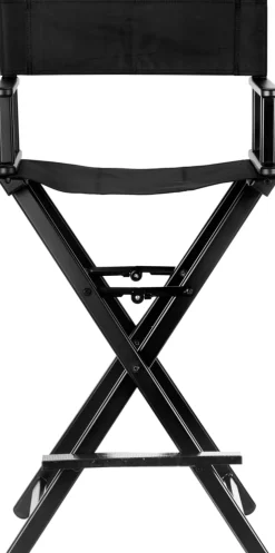 Gabbiano Black Aluminum Make Up Chair