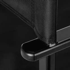 Gabbiano Black Aluminum Make Up Chair