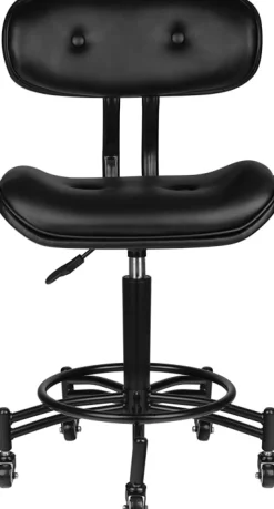 Gabbiano Black Florence Stool