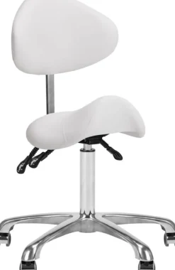 Gabbiano Cosmetic Stool Giovanni White