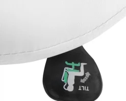 Gabbiano Cosmetic Stool Giovanni White