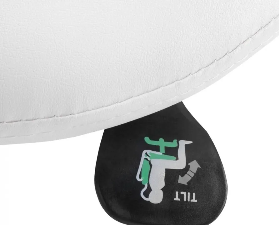 Gabbiano Cosmetic Stool Giovanni White