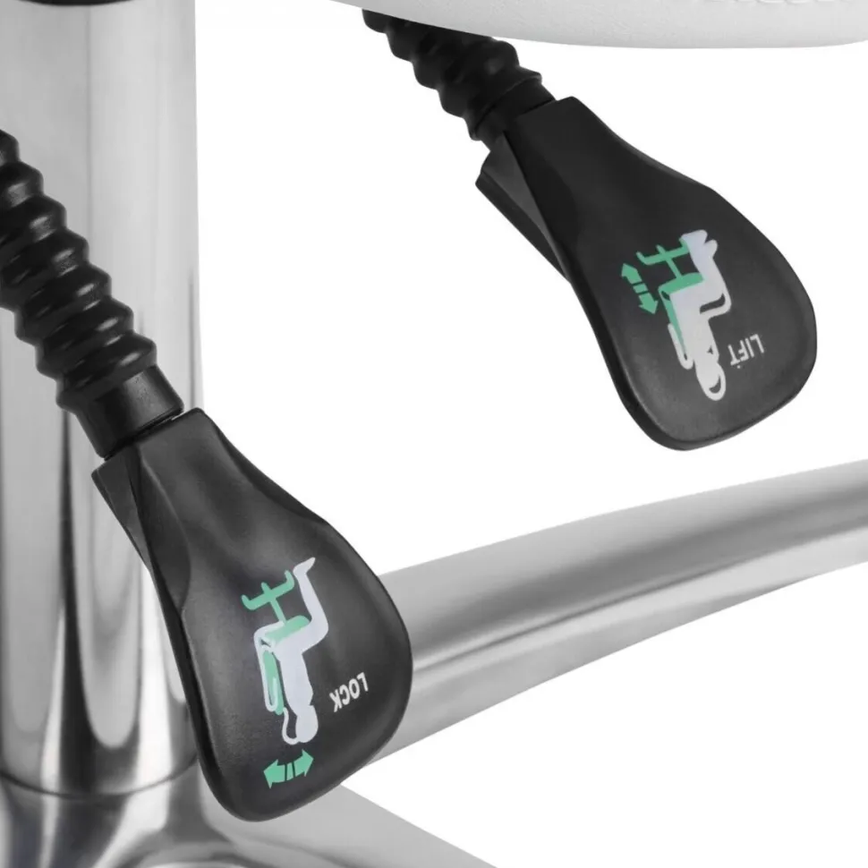 Gabbiano Cosmetic Stool Giovanni White