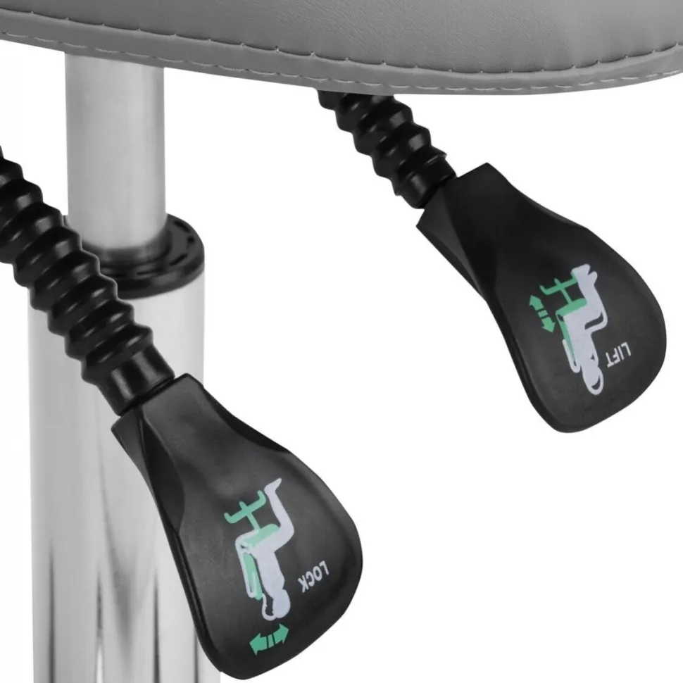 Gabbiano Cosmetic Stool Giovanni Grey