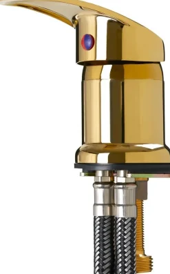 Gabbiano Faucet Hairdressing Wash Unit - Gold