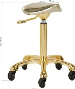 Gabbiano Fine Gold Stool