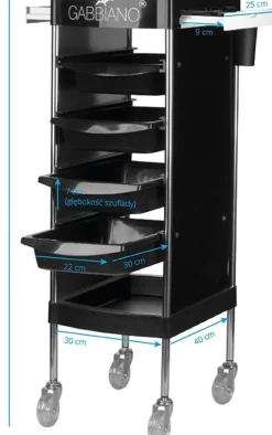 Gabbiano Hairdresser Helper Black FX11F