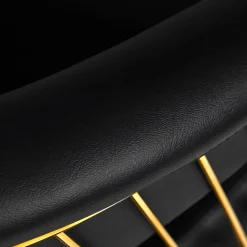 Gabbiano Hairdressing Chair Lile Gold Black