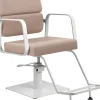 Gabbiano Hairdressing Chair Porto White Beige