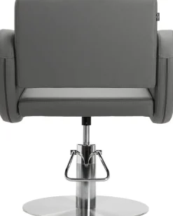 Gabbiano Hairdressing Chair Sewilla Gray Inox Base