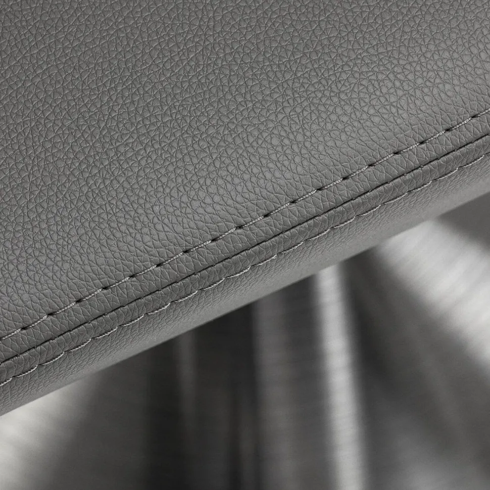 Gabbiano Hairdressing Chair Sewilla Gray Inox Base