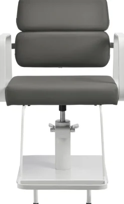 Gabbiano Hairdressing Chair Porto White Gray