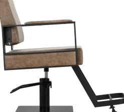 Gabbiano Hairdressing Chair Modena Old Brown