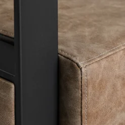 Gabbiano Hairdressing Chair Modena Old Brown