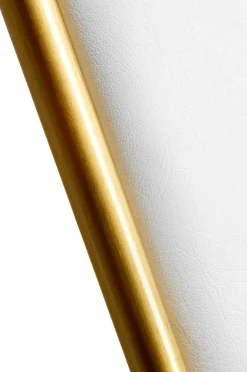 Gabbiano Hairdressing Chair Gabbiano Linz NQ Gold White