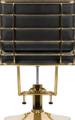 Gabbiano Hairdressing Chair Prato Gold Black