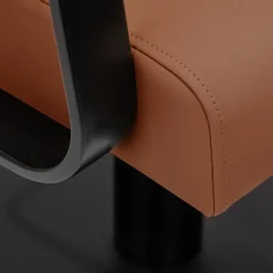 Gabbiano Hairdressing Chair Porto Black Orange