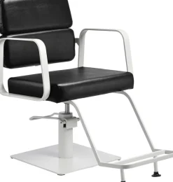 Gabbiano Hairdressing Chair Porto White Black