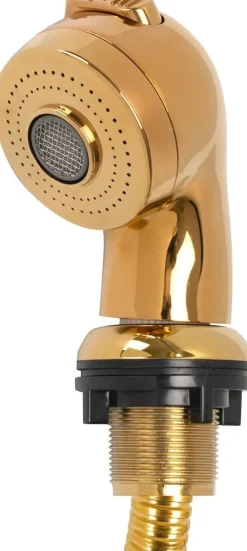 Gabbiano Hairdressing Wash Unit Handset Gold Large