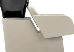 Gabbiano Hairdressing Wash Unit Elda Gray And Beige