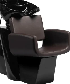 Gabbiano Hairdressing Wash Unit Mataro - Brown