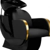 Gabbiano Hairdressing Wash Unit Malaga Gold And Black