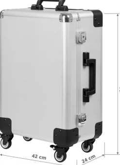 Gabbiano Professional Cosmetic Case T-27 Silver