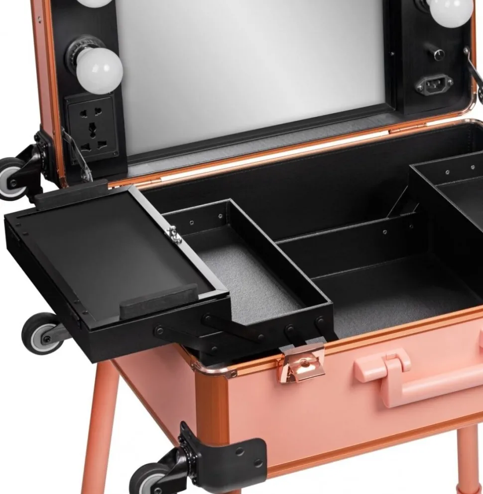 Gabbiano Professional Cosmetic Case T-27 Rose Gold