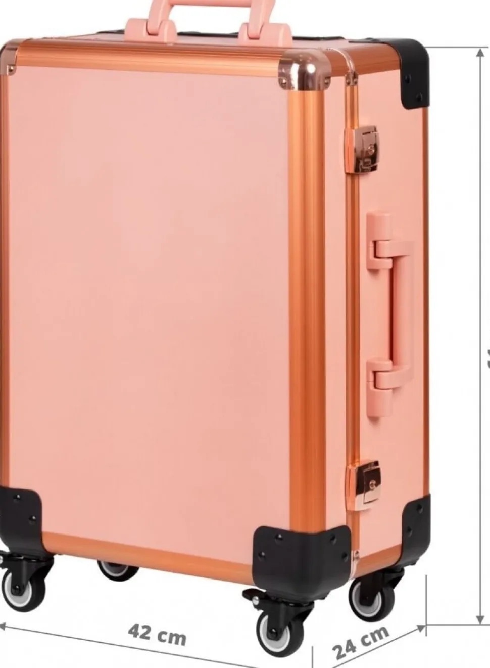 Gabbiano Professional Cosmetic Case T-27 Rose Gold