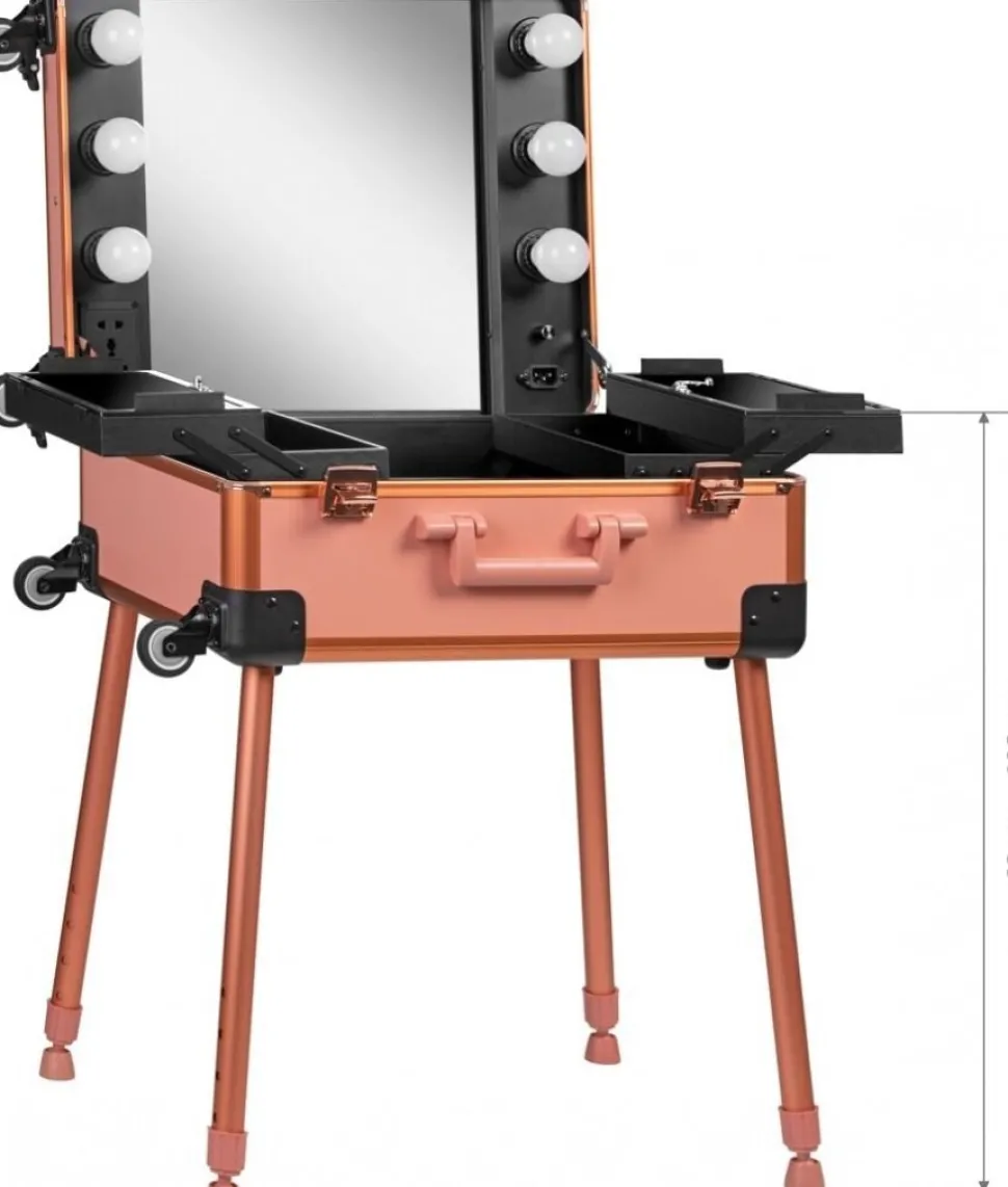 Gabbiano Professional Cosmetic Case T-27 Rose Gold