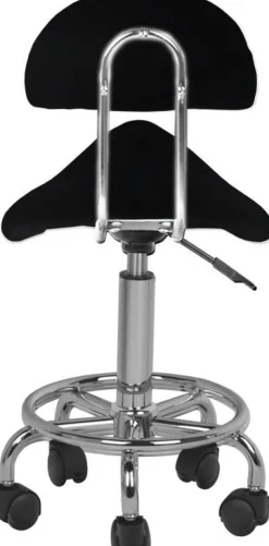 Gabbiano Stool Black 6001