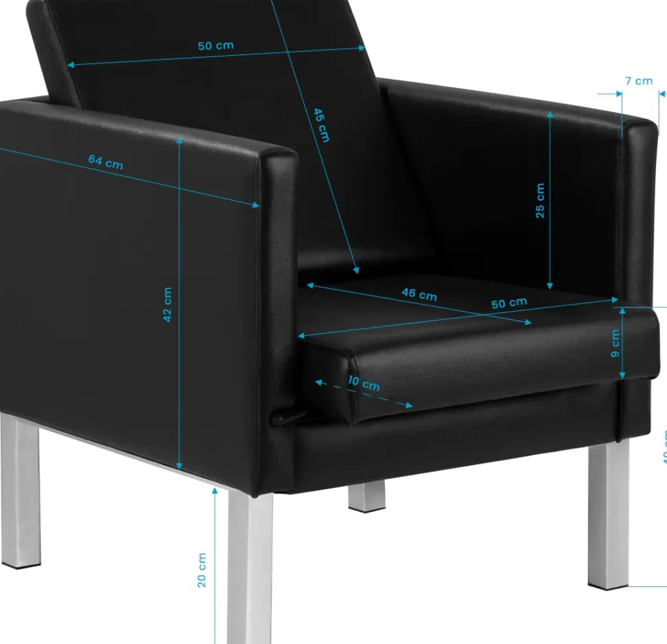 Gabbiano Waiting Room Chair BM18011
