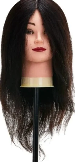 Gabbiano WZ1 Hairdressing Training Head Natural Hair - 30 cm