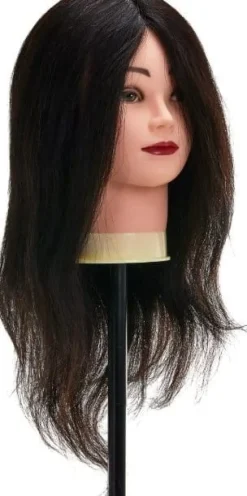 Gabbiano WZ1 Hairdressing Training Head Natural Hair - 30 cm
