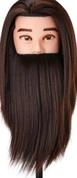 Gabbiano WZ4 Training Head With Beard Synthetic hair - 27 cm