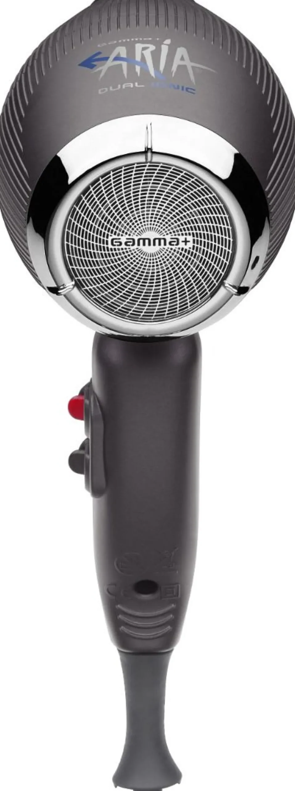 Gamma+ Aria Dual Ionic Varnished Graphite Black 2250 Watt