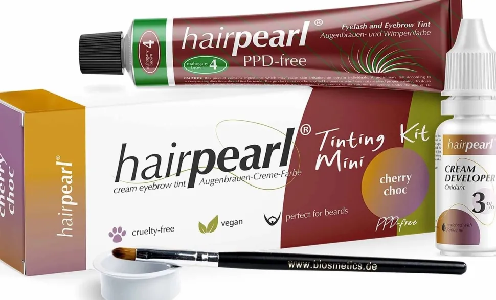 Hairpearl Tinting Kit Mini PPD-free - No 4 Cherry Choc