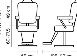 Hairway Barber Chair David Black