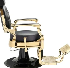 Hairway Barber Chair "Romeo" Gold Black