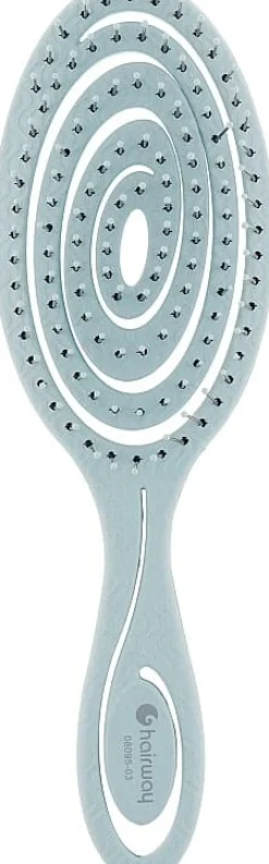 Hairway Detangling Brush "Organica" Light Blue