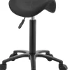 Hairway Stylists Saddle Stool Profi Black Base