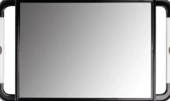 JRL Mirror Large Hand Held Mirror - Black