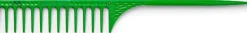JRL Professional - Fine Teeth Tail Comb 9.8" Green