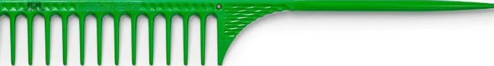 JRL Professional - Fine Teeth Tail Comb 9.8" Green