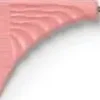 JRL Professional - Pin tail comb 8,8" Pink