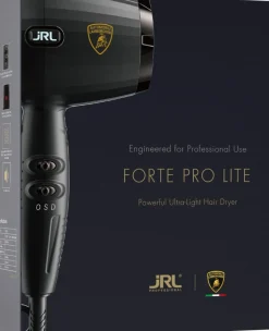 JRL Professional Lamborghini Forte Pro Lite 2020L Dryer Black 2400 Watt