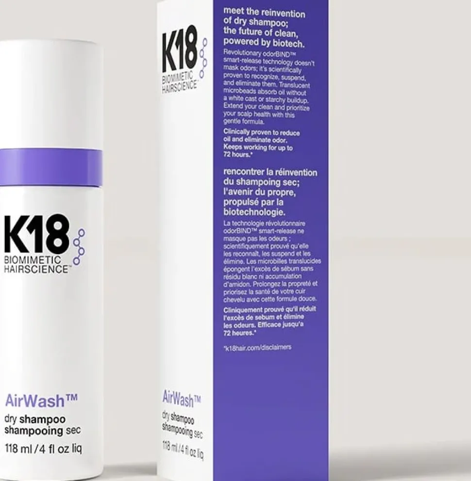 K18 AirWash Dry Shampoo 118 ml