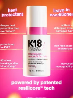 K18 HeatBounce Conditioning Heat Protectant 236 ml