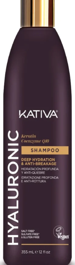 Kativa Hyaluronic Coenzyme Q10 Keratin Shampoo 355 ml