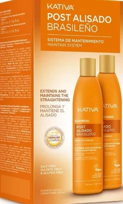 Kativa Kit 2 Straightening Post Treatment - 450 ml